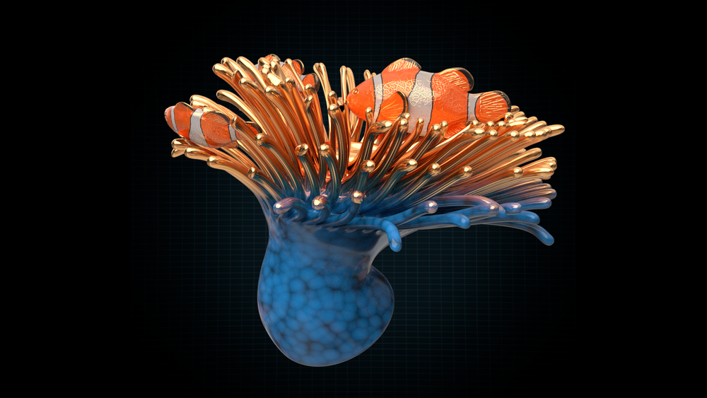CONCEPT RENDER BRONZE SEA ANEMONE — CONCEPT REALIZATIONS, LLC